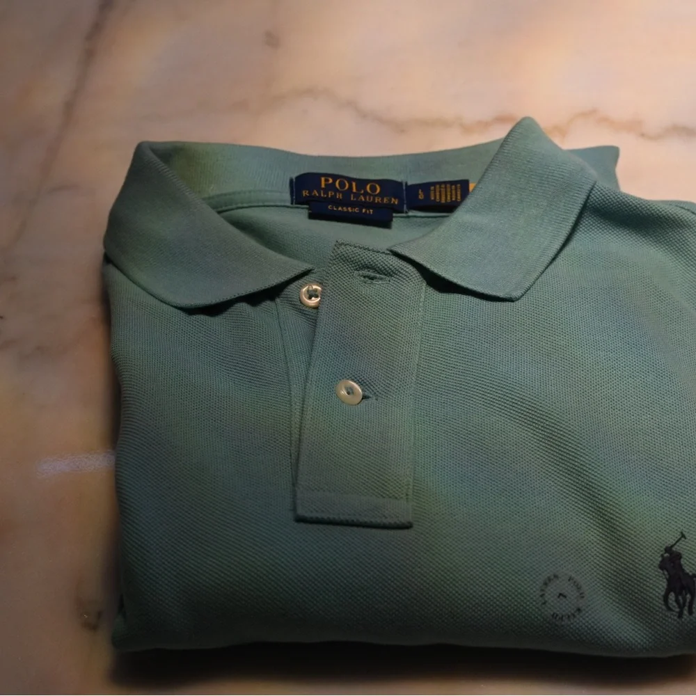 Ralph Lauren Men's Light Green Polo Shirt